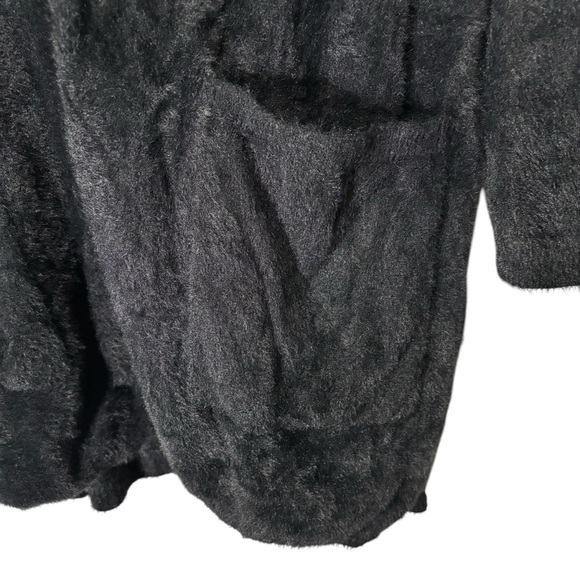 Soma Weekend Open Front Cardigan Size XXL Black Pockets Very Soft Lounge Cozy - Picture 7 of 14